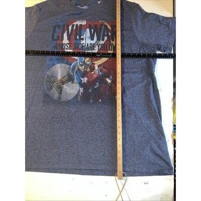 Marvel Comics Marvel's Iron Man Captain America Civil War Whose Side Are Y Size US XXL / EU 58 / 5 - 3 Thumbnail