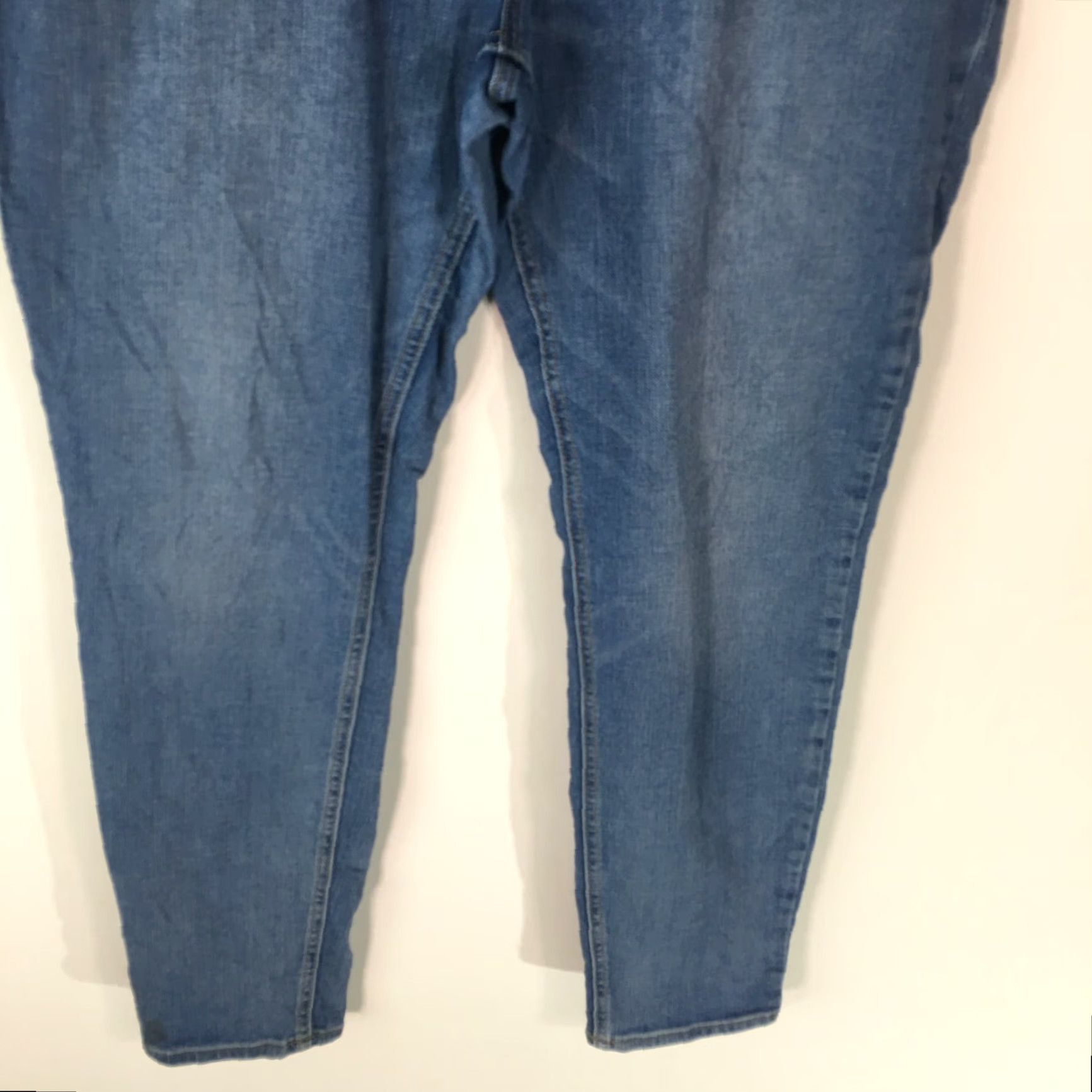 Old Navy Old Navy Rockstar Womens Skinny Mid Rise Blue Denim Jeans Size 16 38X29 Size 38" / US 16 / IT 52 - 5 Thumbnail