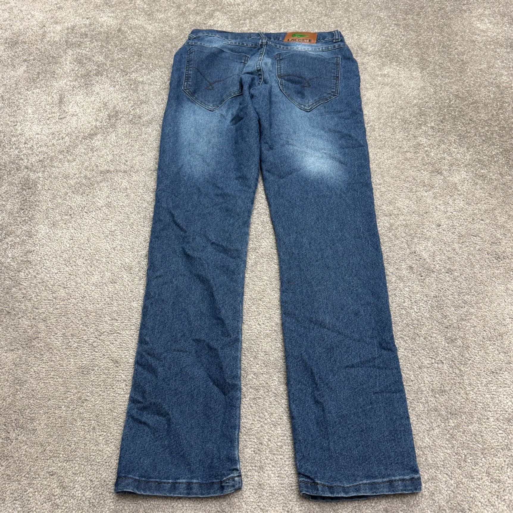Lacoste VINTAGE Lacoste Men's Jeans - 40 Waist, Straight Leg, Medium Wash Denim, Casual Streetwear, 30x32 Size US 40 / EU 56 - 2 Thumbnail
