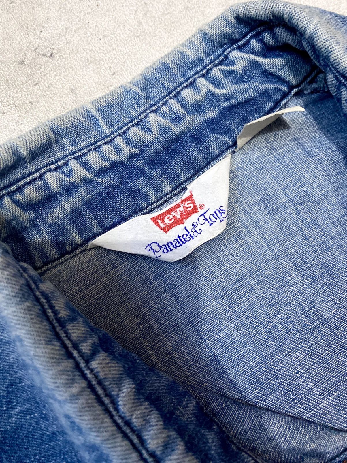 Levi's Vintage 70s Levis Panatela Orange Tab Denim Outershirt Size US M / EU 48-50 / 2 - 11 Thumbnail