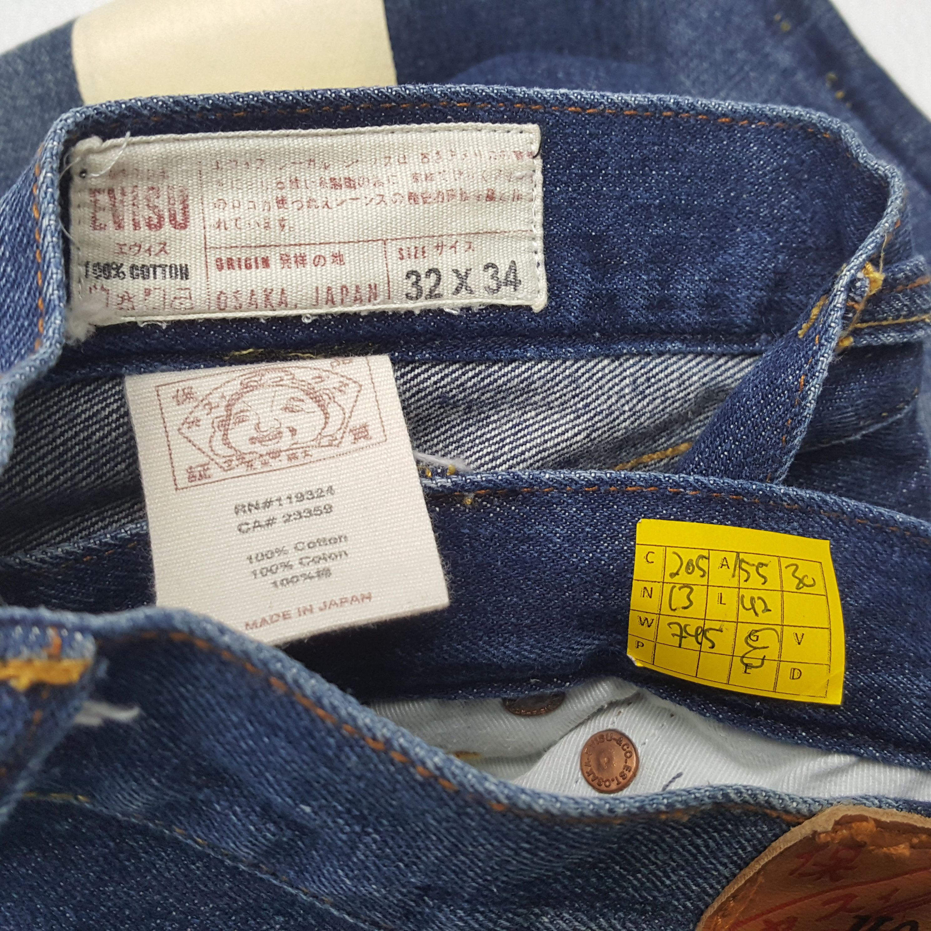 Evisu × Japanese Brand × Vintage Vintage EVISU Japanese Brand Daicock Custom Style Jeans Size US 31 - 13 Thumbnail