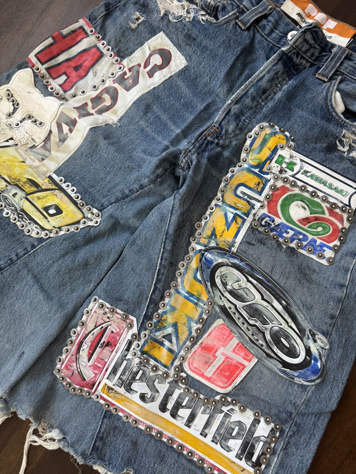 PDF PDF Distressed Denim Jorts Size US 32 / EU 48 - 4 Thumbnail