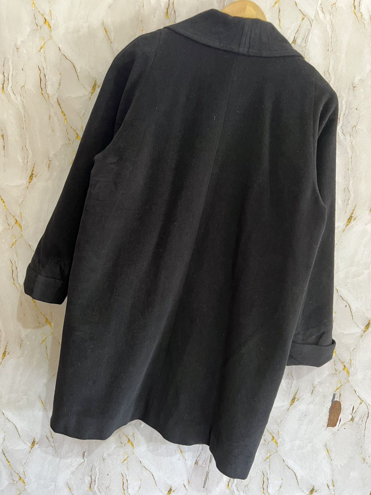 Japanese Brand Vintage Midorine Wool Long Jacket / Coat Size US XXL / EU 58 / 5 - 6 Thumbnail