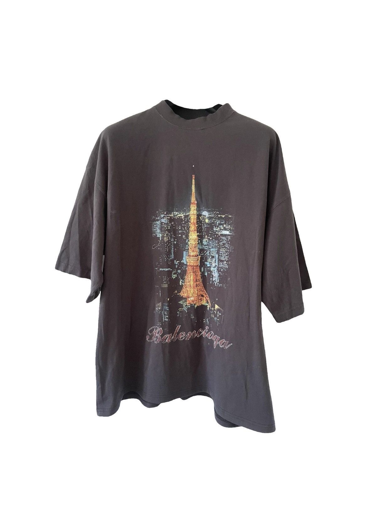 Balenciaga Tokyo Tower T-shirt Size US S / EU 44-46 / 1 - 1 Thumbnail