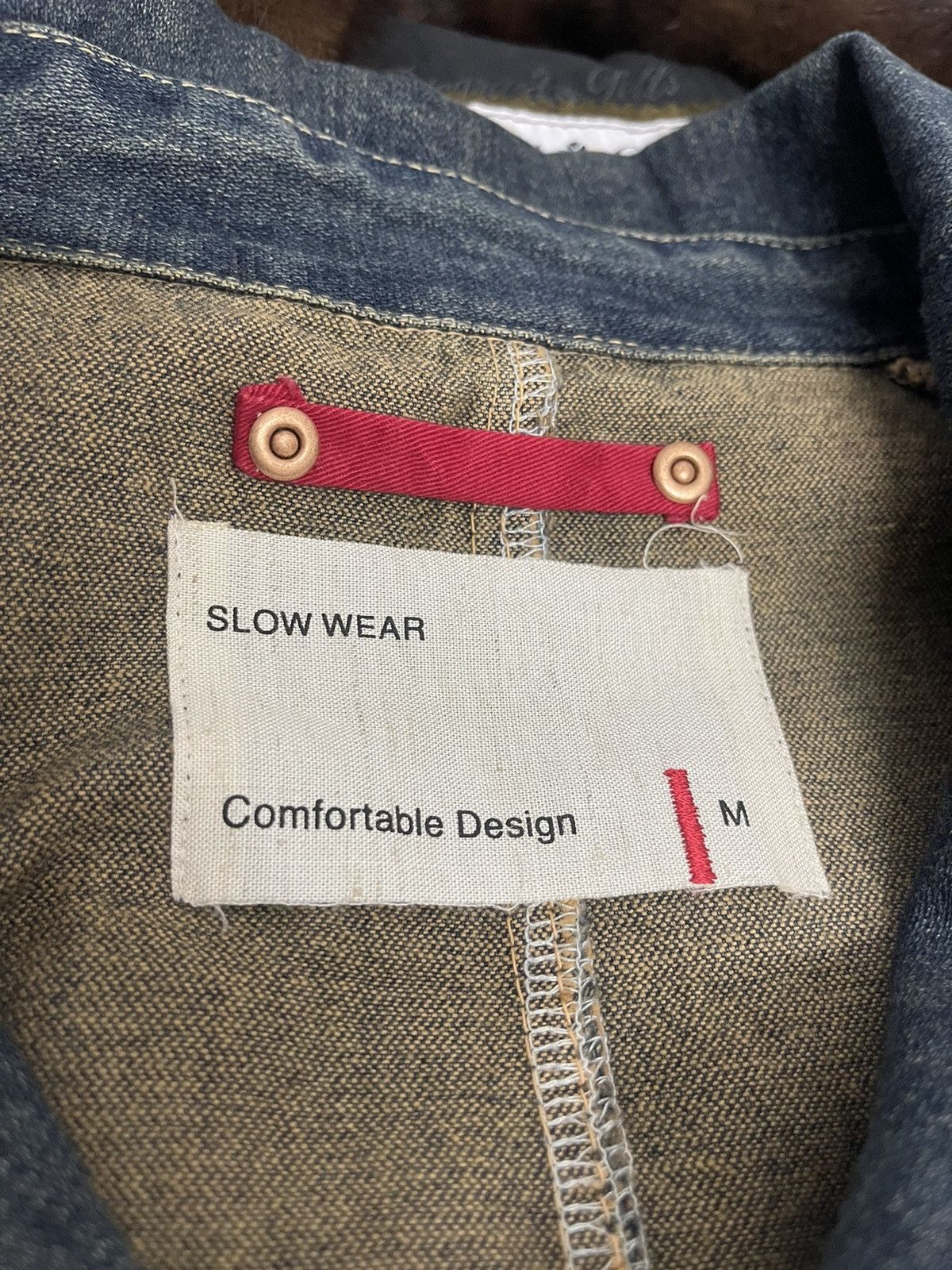Japanese Brand DISTRESSED DENIM SLOW WEAR STREET FASHION DESIGNER Size US M / EU 48-50 / 2 - 7 Thumbnail
