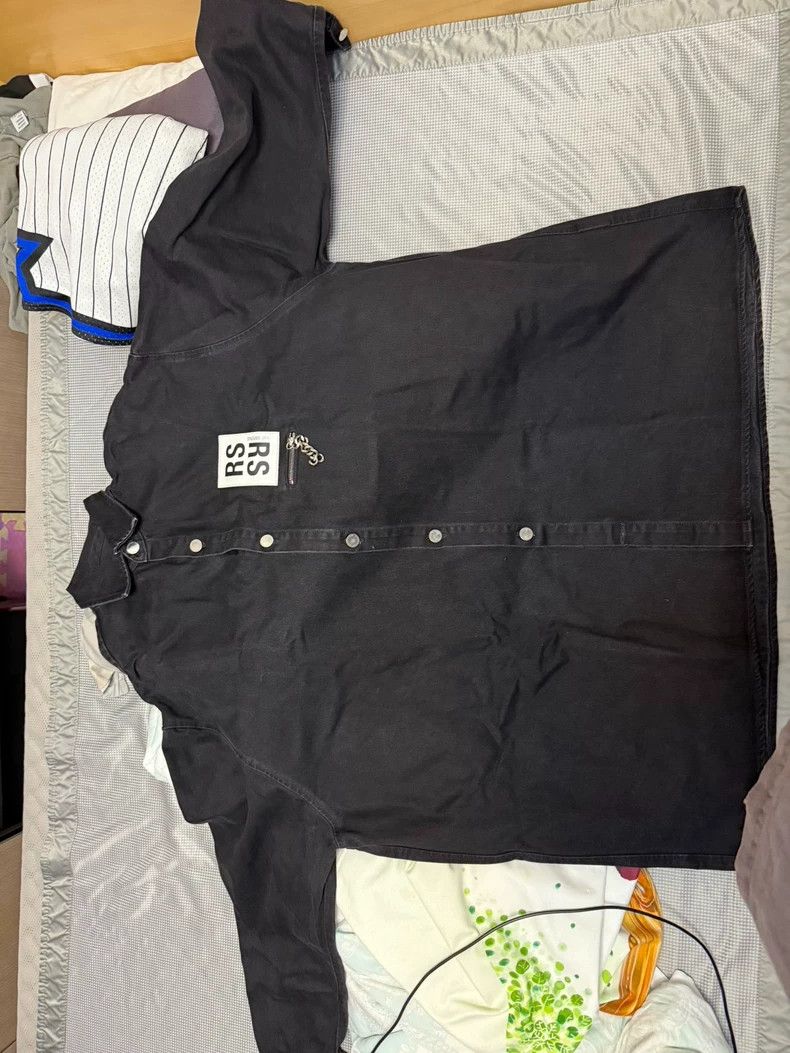 Raf Simons Black Denim Jacket Shirt