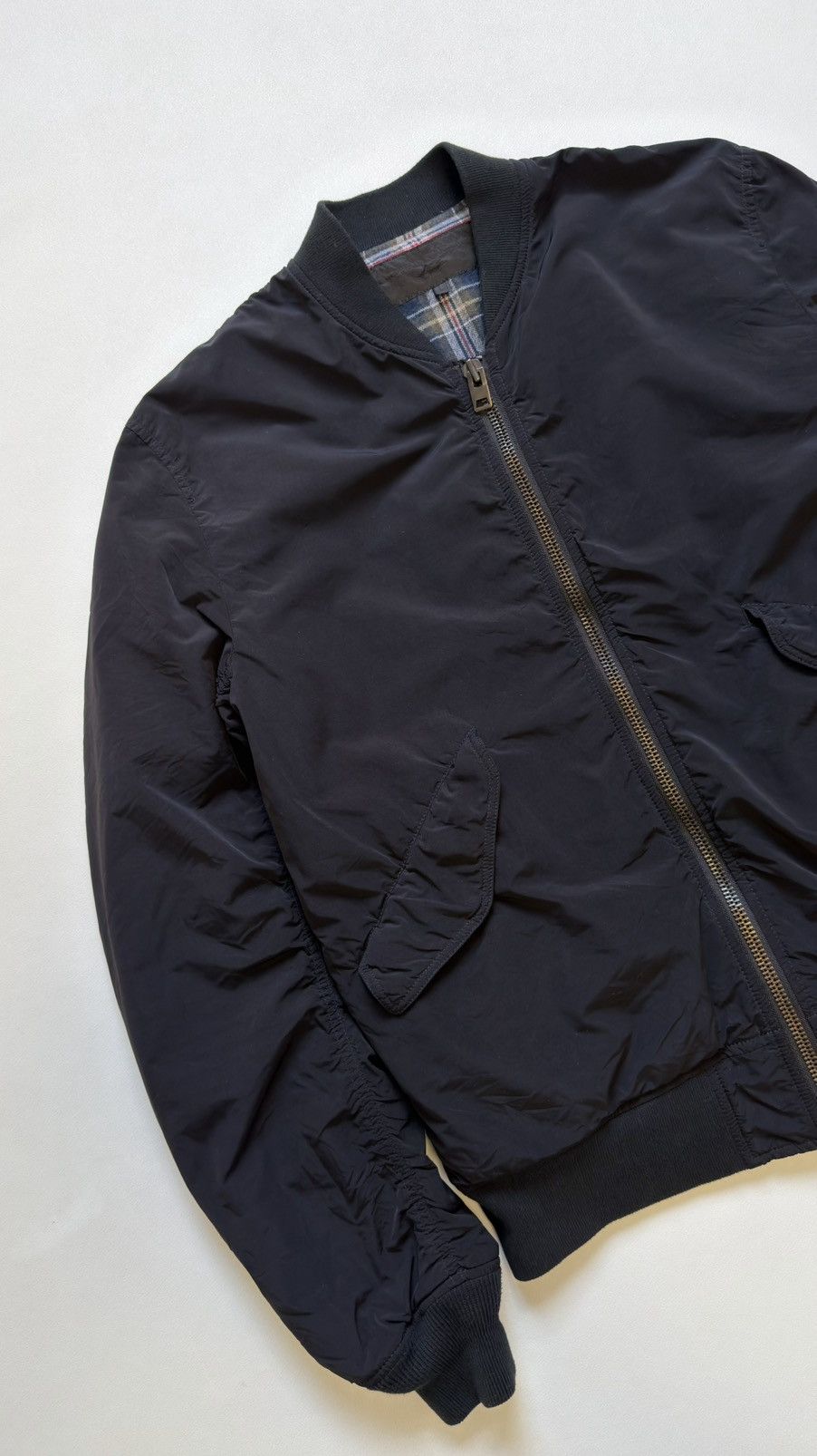 Comme des Garcons A/W 15 Over Dyed Black Bomber Jacket Size US L / EU 52-54 / 3 - 3 Thumbnail