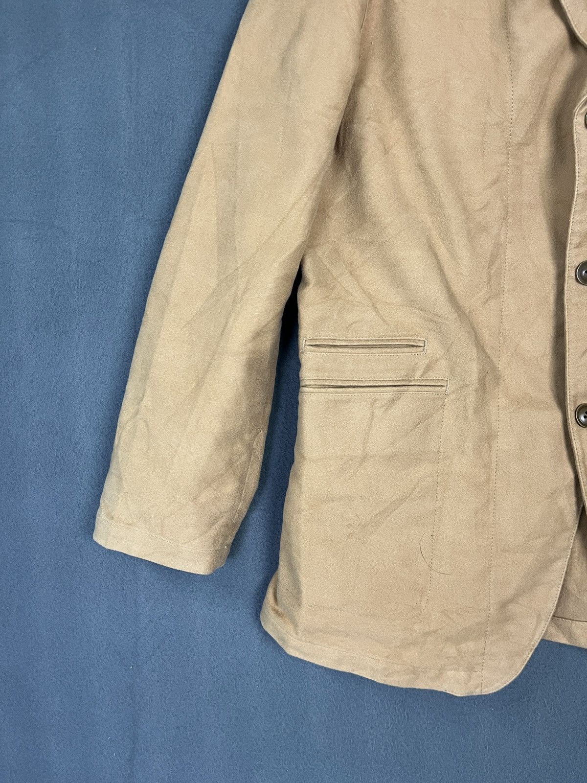 Japanese Brand × United Arrows United Arrows Blue Label 3 Button Cotton Chore Sport Blazer Size 38R - 4 Thumbnail