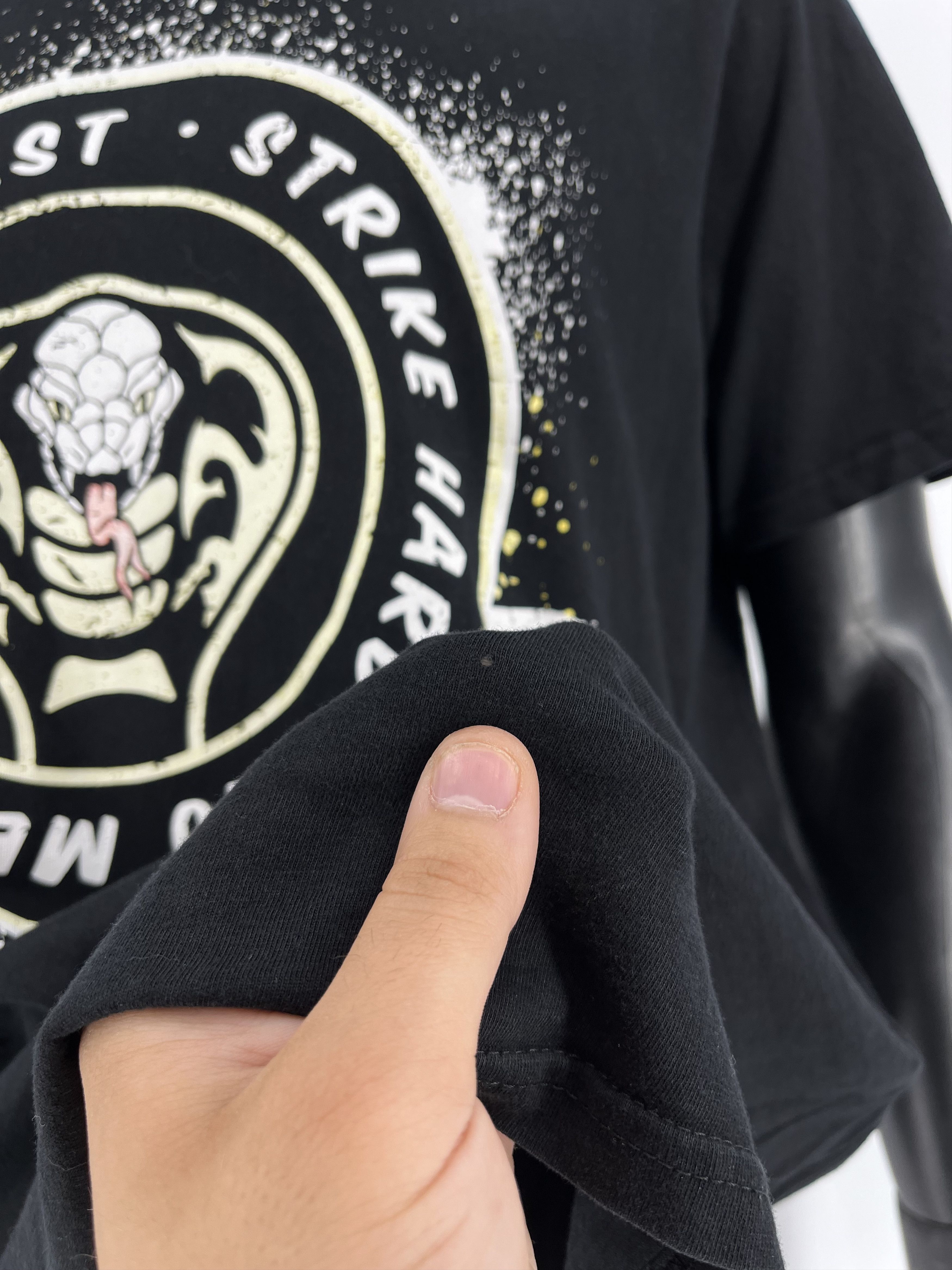 Universal Studios Vintage Cobra Kai The Karate Kids Movie Tv Series Tee Size US XL / EU 56 / 4 - 7 Thumbnail