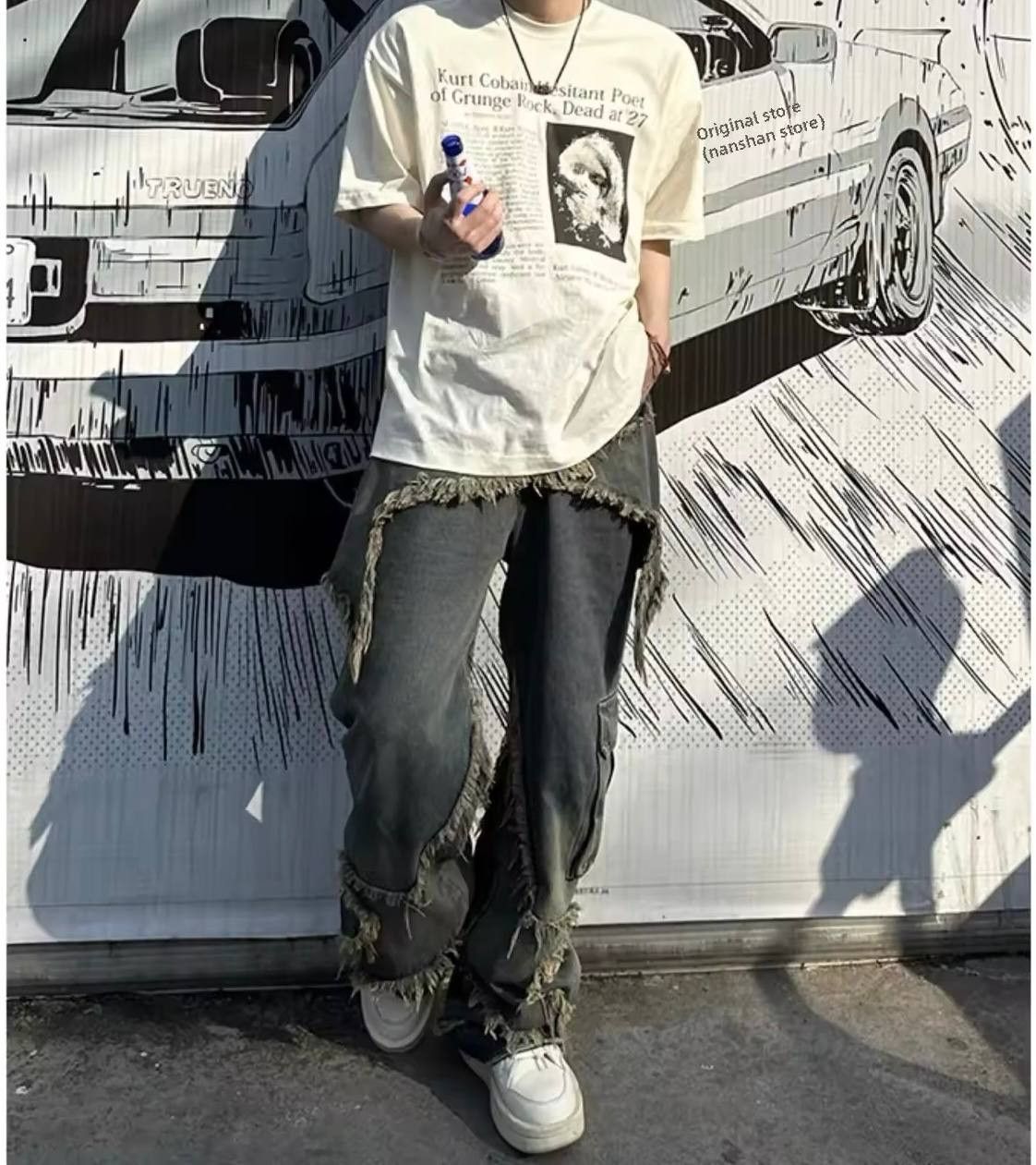 Japanese Brand × Vintage jeans with an embroidered star design Size US 36 / EU 52 - 4 Thumbnail