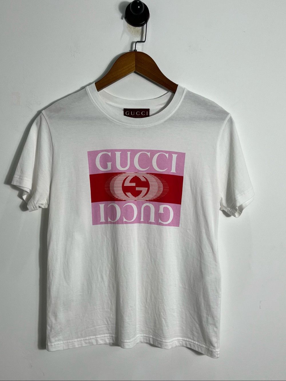 Gucci Gucci Logo Print T-Shirt Size L Size L / US 10 / IT 46 - 1 Thumbnail