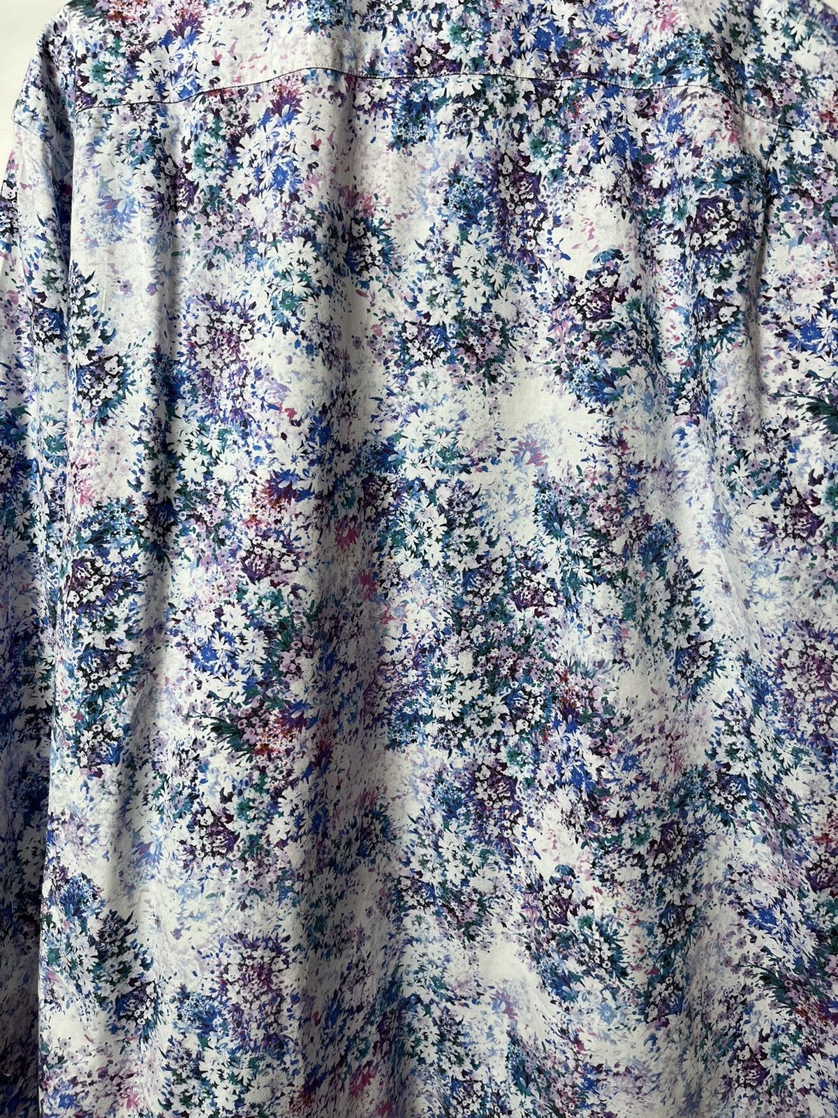 New & Lingwood New Lingwood Cotton Overprint Shirt Button Up Size US XL / EU 56 / 4 - 8 Thumbnail