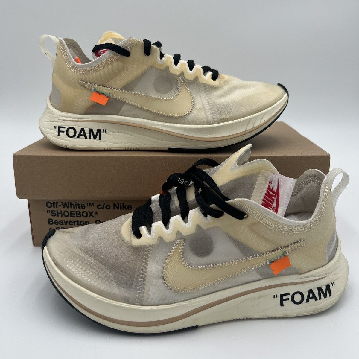 Nike × Off-White × Virgil Abloh Nike Zoom Fly Off White The 10 OG Virgil Rare Sneaker Size 6 Size US 6 / EU 39 - 1 Thumbnail