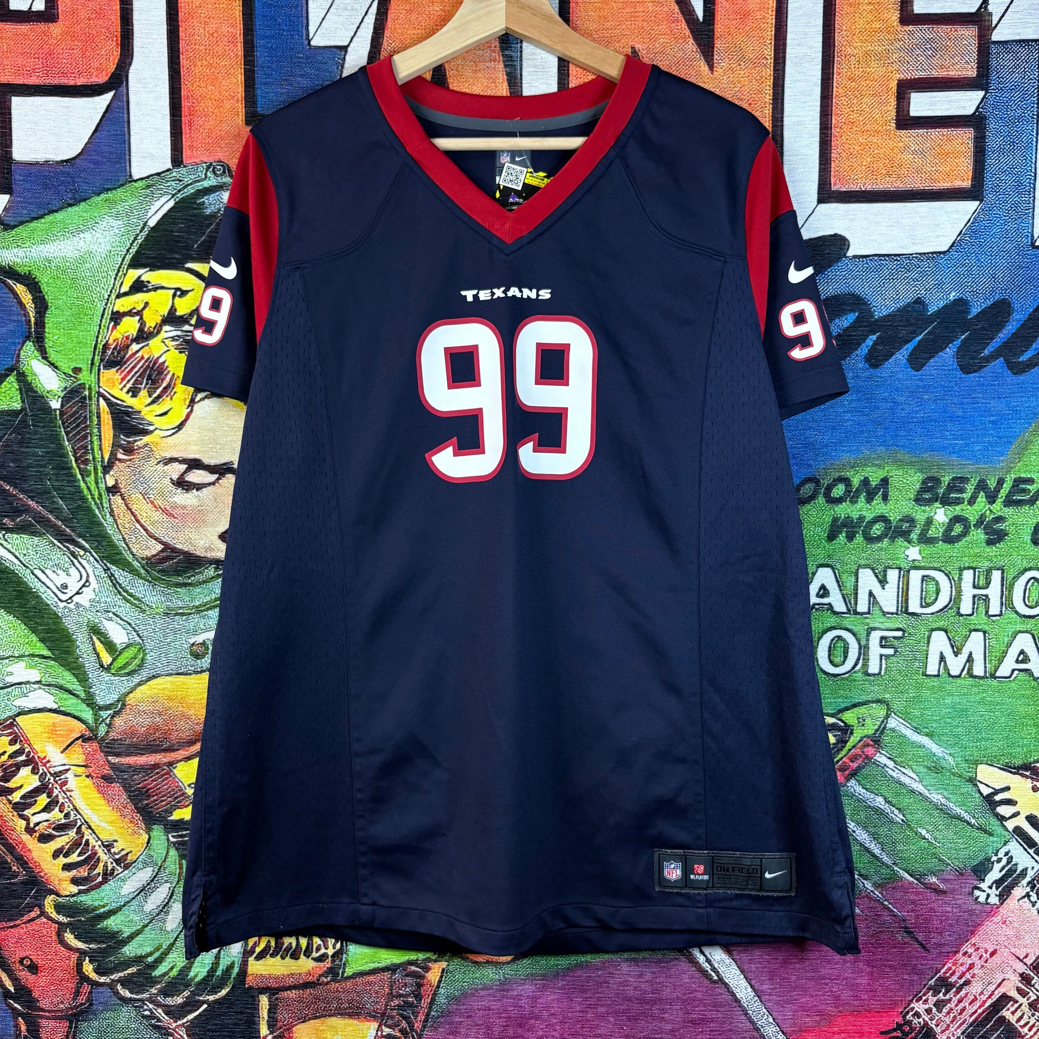 NFL Houston Texans JJ Watt Jersey Size Youth 2XL Size US S / EU 44-46 / 1 - 1 Thumbnail