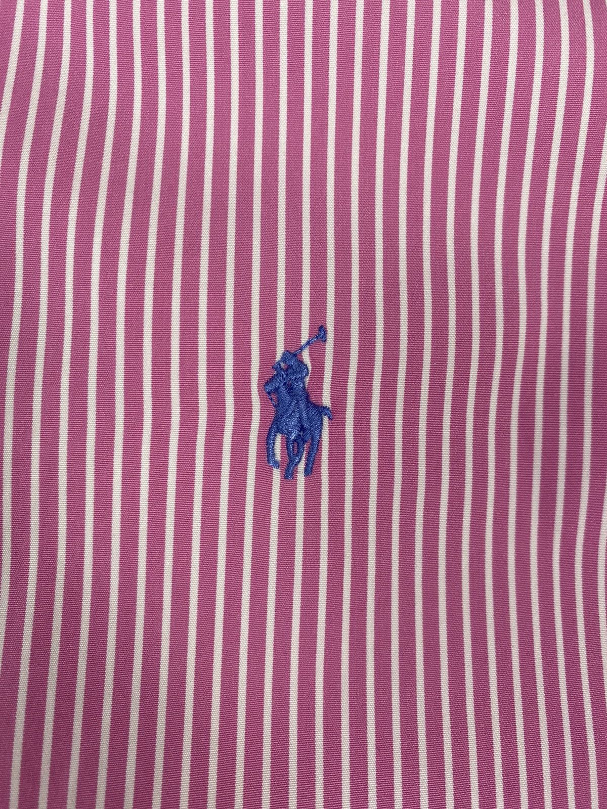 Polo Ralph Lauren Polo Ralph Lauren Striped Pink Button Up Shirt Long Sleeve Size US XL / EU 56 / 4 - 7 Thumbnail