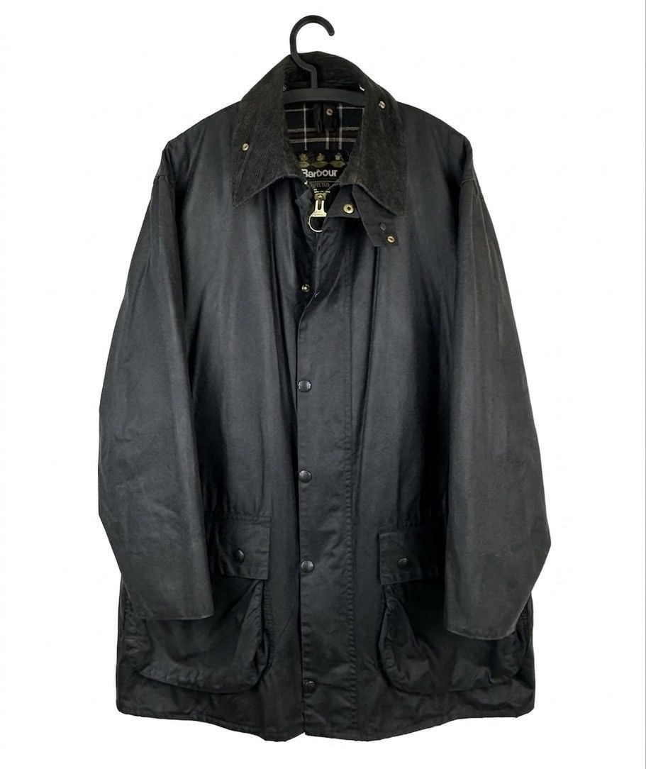 Barbour Barbour Border Waxed Jacket Blue C44/112CM Vintage England Size US L / EU 52-54 / 3 - 1 Thumbnail