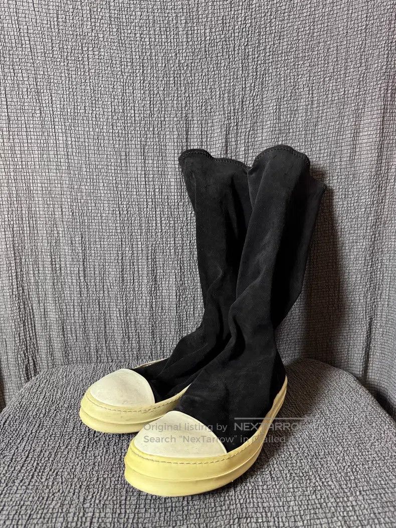 Rick Owens Rick Owens 16 SS mainline suede leather boots Size US 8 / EU 41 - 2 Thumbnail