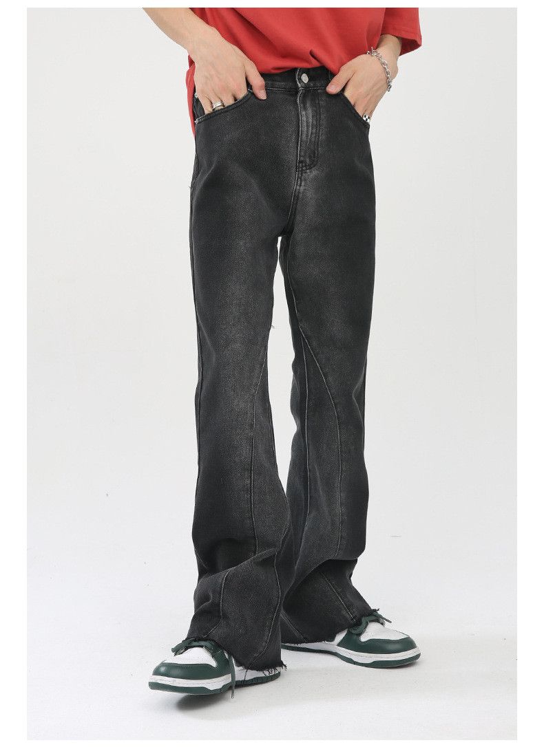 Japanese Brand × Jean Japanese gradient straight-leg casual flared raw-edge jeans Size US 33 - 1 Thumbnail