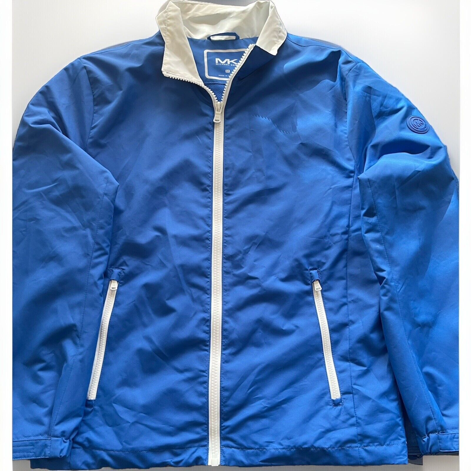 Michael Kors New Men’s Michael Kors MK Windbreaker Zip Up Jacket Size M Size US M / EU 48-50 / 2 - 1 Thumbnail