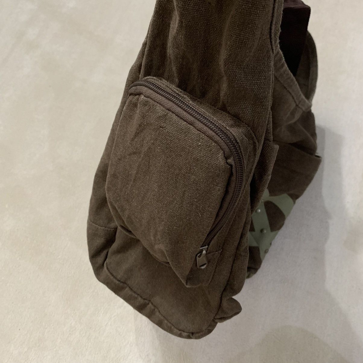 If Six Was Nine 🔥Fabric Connection Anarchy studded logo A crossbody bag Size ONE SIZE - 6 Thumbnail