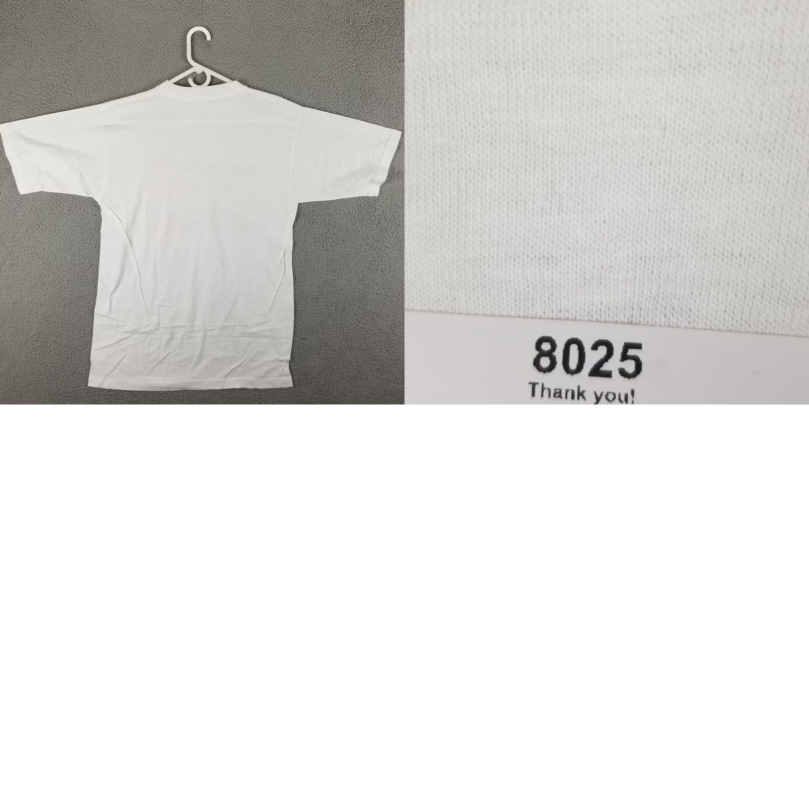 Vintage Funny T-Shirt Men Large White Wiggle Worm Tee Size US L / EU 52-54 / 3 - 8 Thumbnail