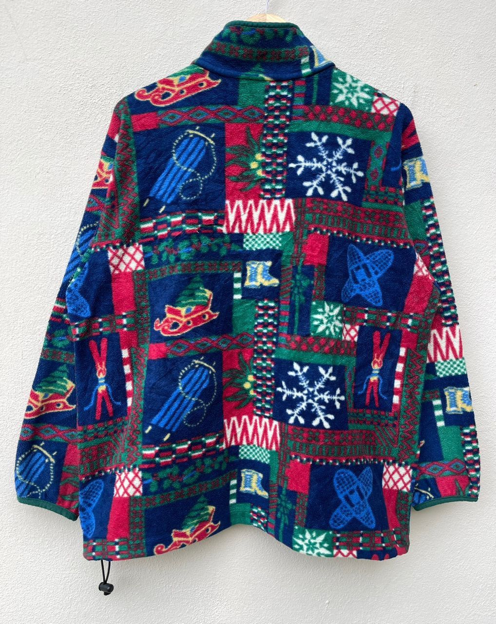 L.L. Bean L.L. Bean Fleece Blouson All Over Print Size US L / EU 52-54 / 3 - 10 Thumbnail
