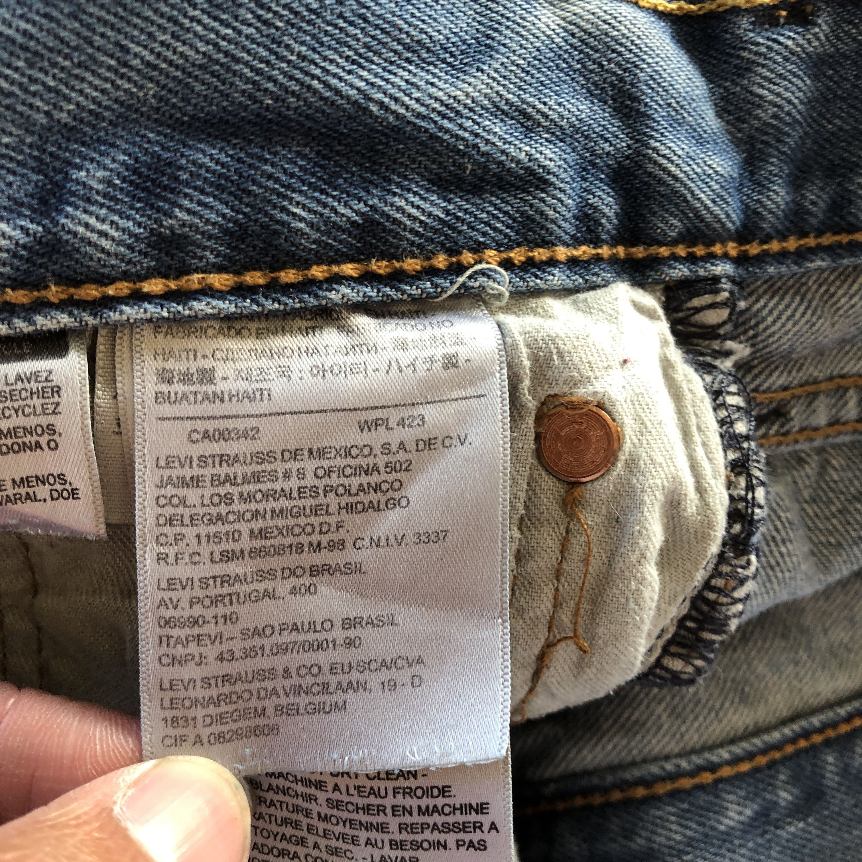 Levi's Vintage LVC 90s Levis 501 Faded Jeans Levi's Stonewsh Denim Size US 32 / EU 48 - 11 Thumbnail