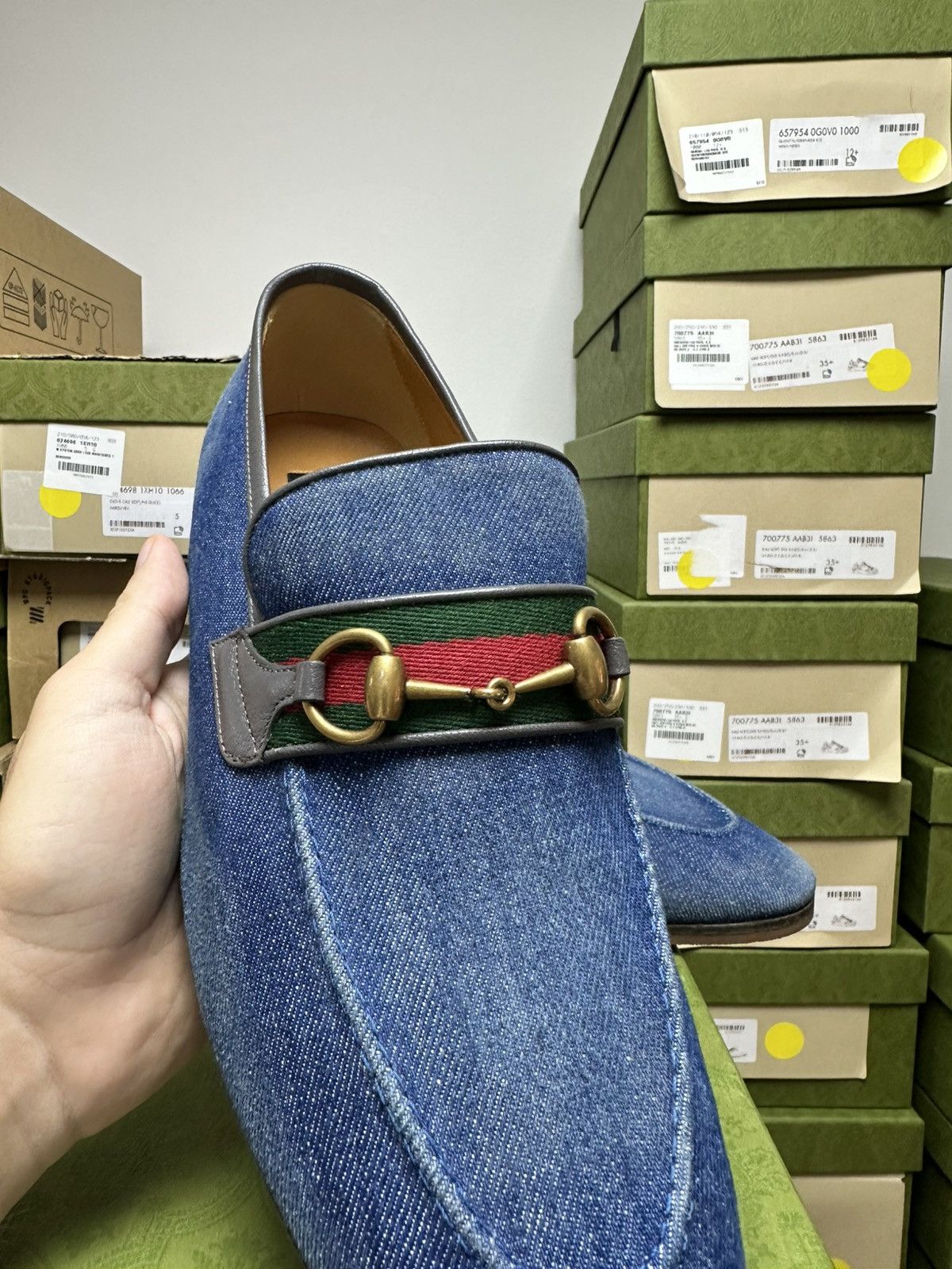Gucci Gucci Loafer 'Denim Blue' RETAIL 950$*** - 13 US Size US 12.5 / EU 45-46 - 4 Thumbnail