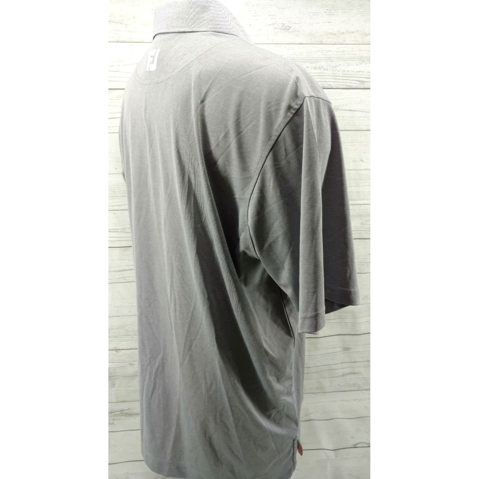 Footjoy Footjoy Mens XL Gray Richland Golf Polo Shirt Size US XL / EU 56 / 4 - 6 Thumbnail