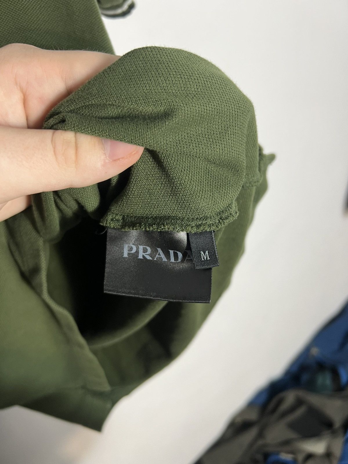 Prada Prada Polo T Shirt tee Green black logo Size US M / EU 48-50 / 2 - 5 Thumbnail