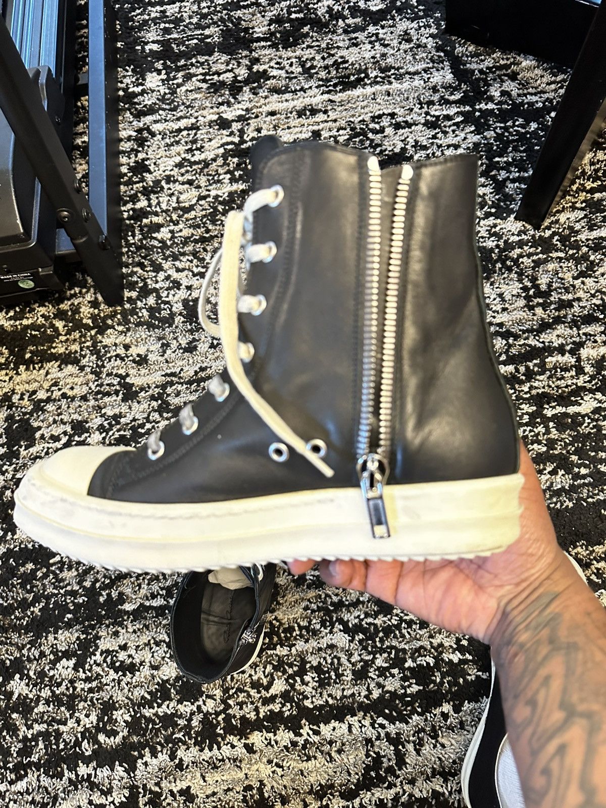 Rick Owens Rick Owens High Top Women Sneaker Size US 9.5 / IT 39.5 - 12 Thumbnail