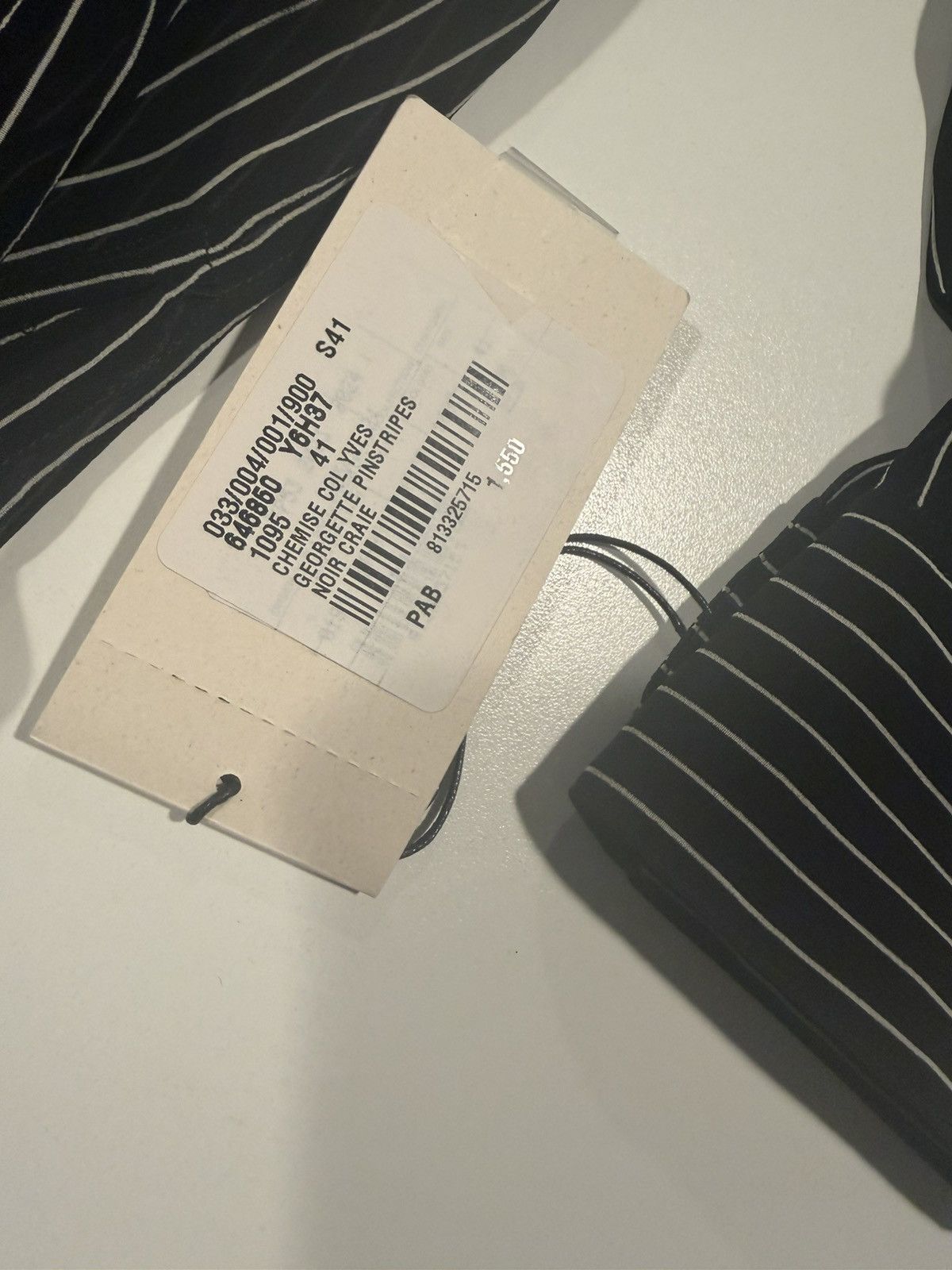 Saint Laurent Paris Saint Laurent mens striped silk shirt. 41/16. $1500 Size US L / EU 52-54 / 3 - 3 Thumbnail