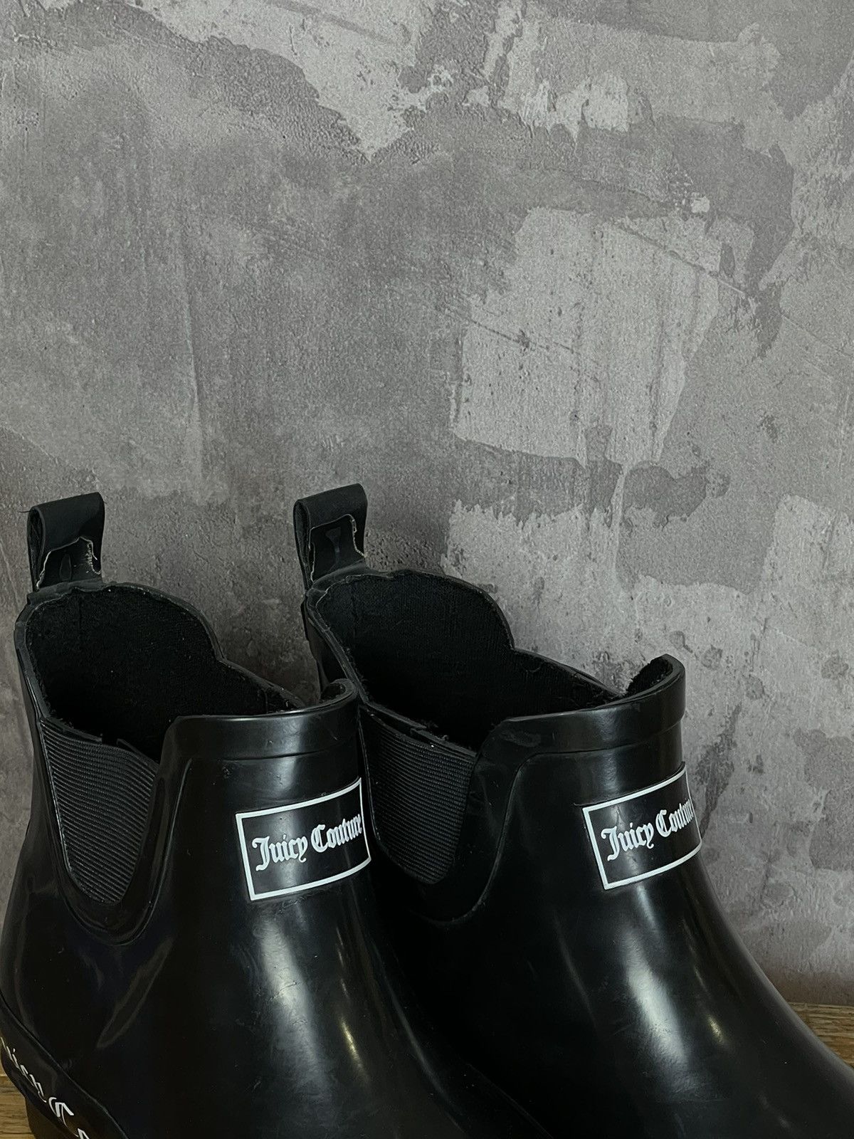 Juicy Couture Juicy Couture Y2K Balenciaga Style Big Heavy Rubber Boots Size US 8.5 / IT 38.5 - 3 Thumbnail