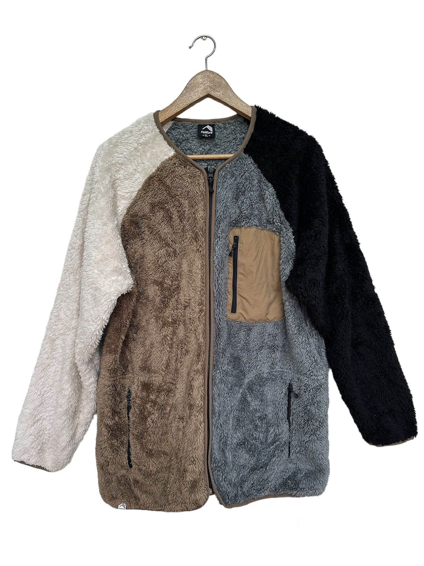 Japanese Brand Japanese Brand Fieldcore Colour Block Fleece Jacket Size US L / EU 52-54 / 3 - 2 Thumbnail