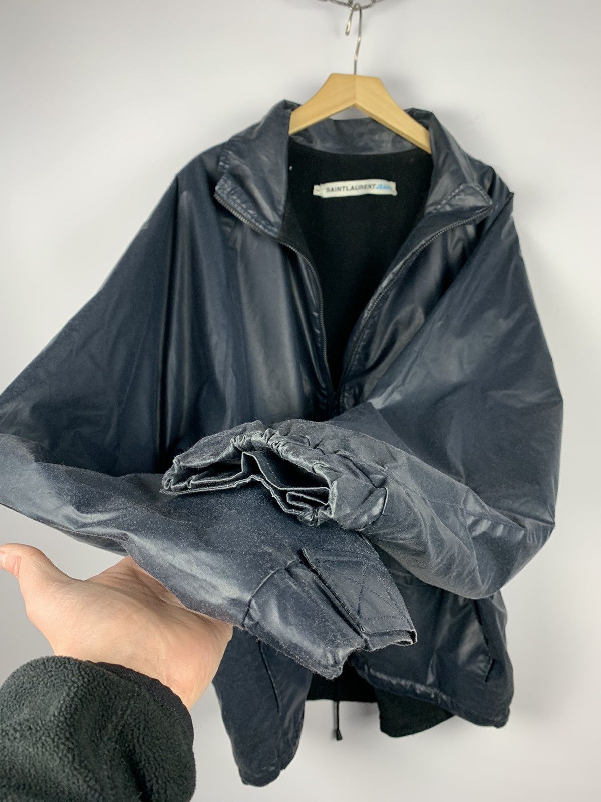 Yves Saint Laurent Vintage Saint Laurent Jeans Full Zip Jacket Resin Rare 90’s Size US XL / EU 56 / 4 - 7 Thumbnail