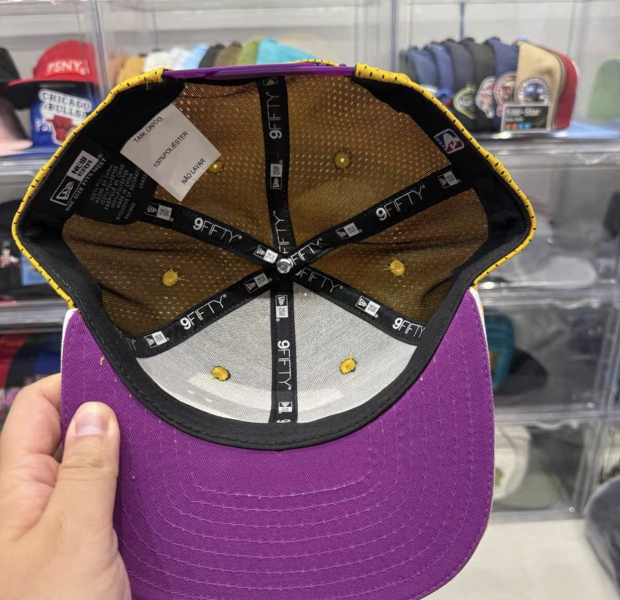 New Era New Era NBA Los Angeles Lakers Jersey Baseball Cap J32 Size ONE SIZE - 4 Thumbnail