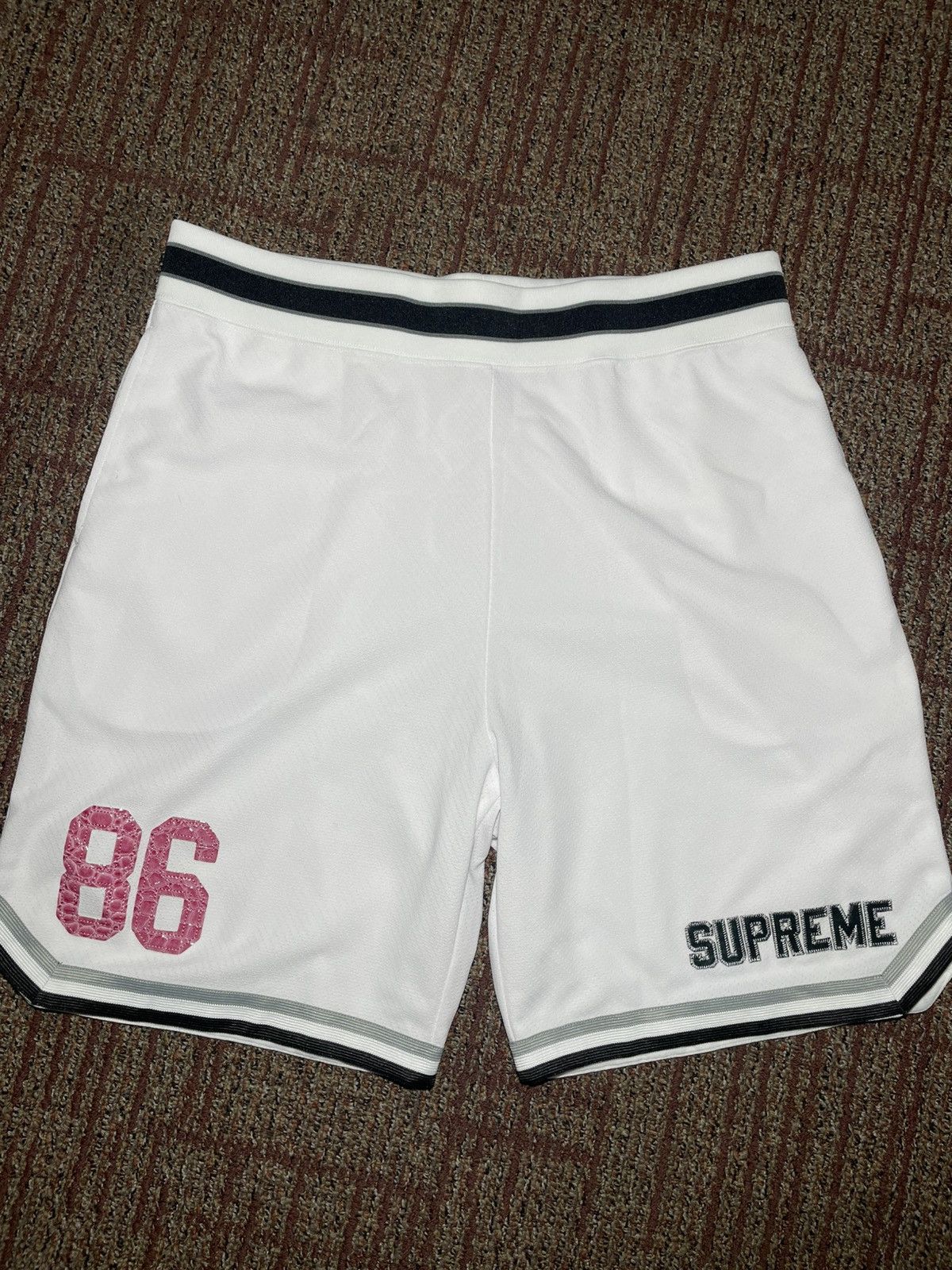 Supreme Faux Croc Basketball Short (Large)