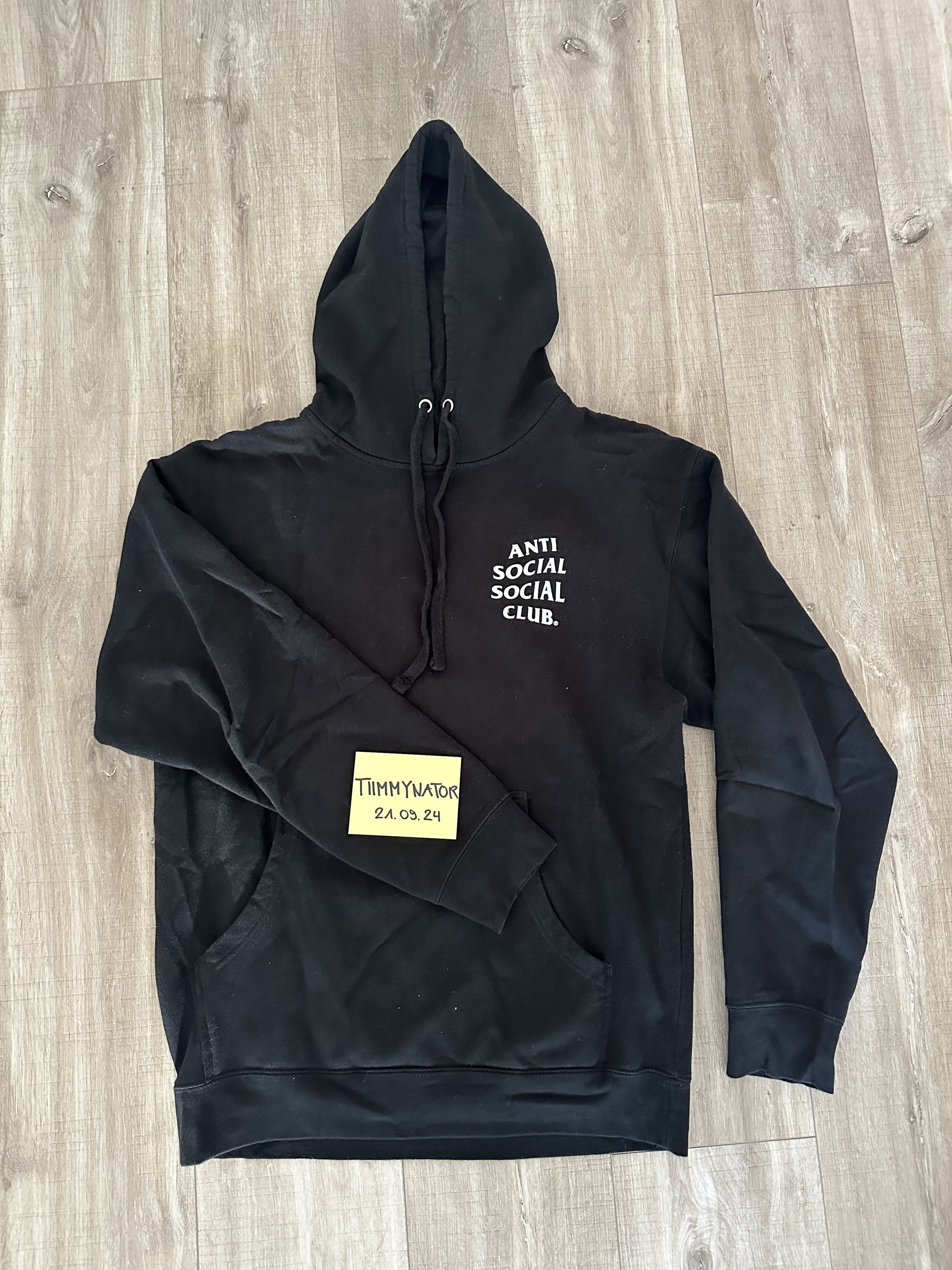 Anti Social Social Club Kkoch "Black" hoodie Size US M / EU 48-50 / 2 - 2 Thumbnail