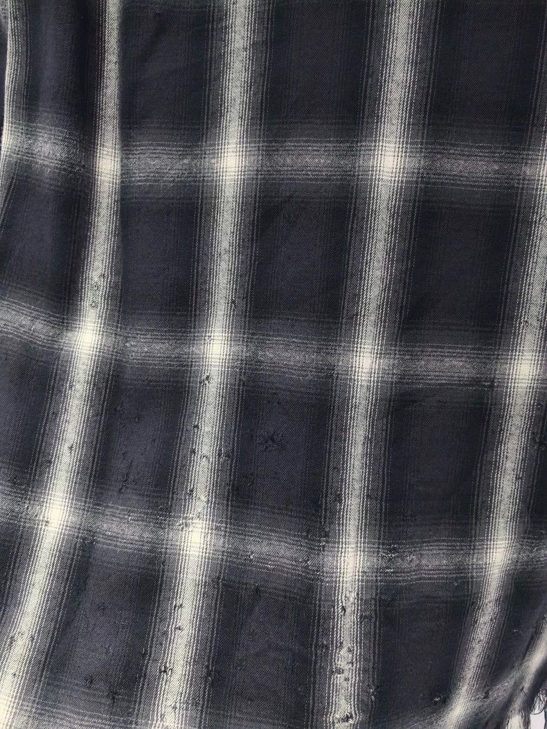 Amiri Amiri Shotgun bullet hole destroys black and white plaid fl Size US S / EU 44-46 / 1 - 6 Thumbnail