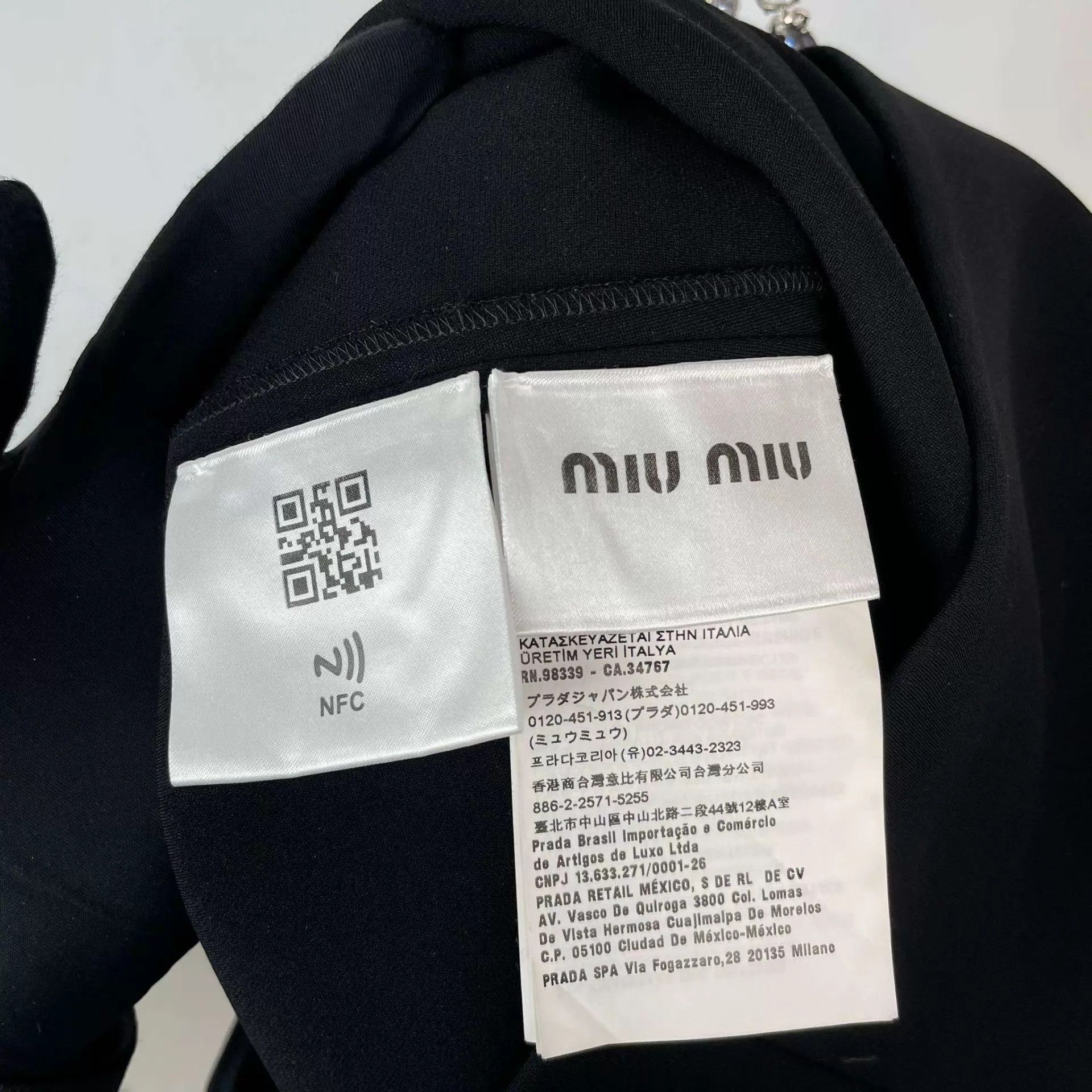 Miu Miu MIU MIU rhinestone dress Size S / US 4 / IT 40 - 9 Thumbnail
