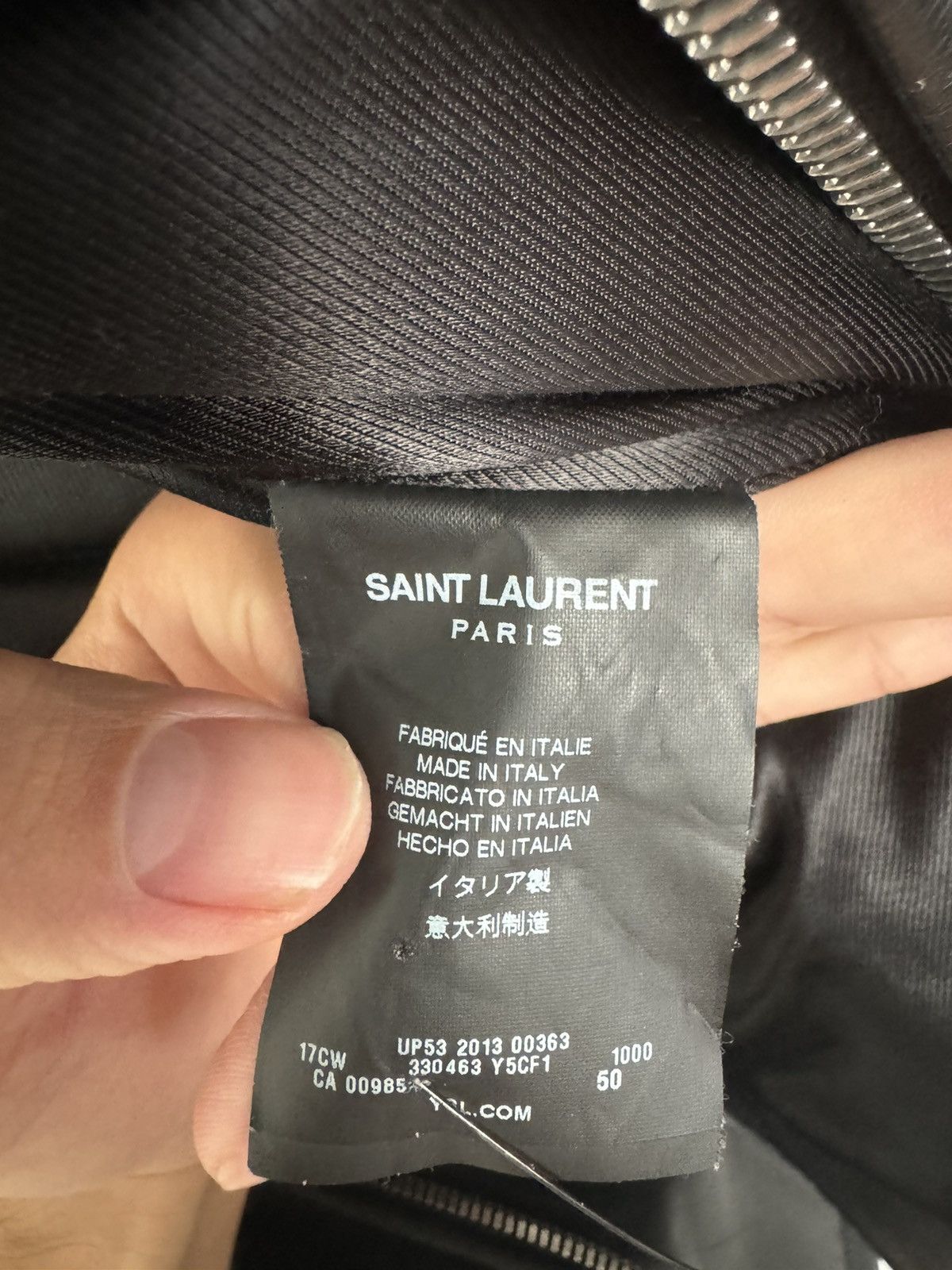 Saint Laurent Paris Heidi 2013 Calf L17 vest Size US M / EU 48-50 / 2 - 4 Thumbnail