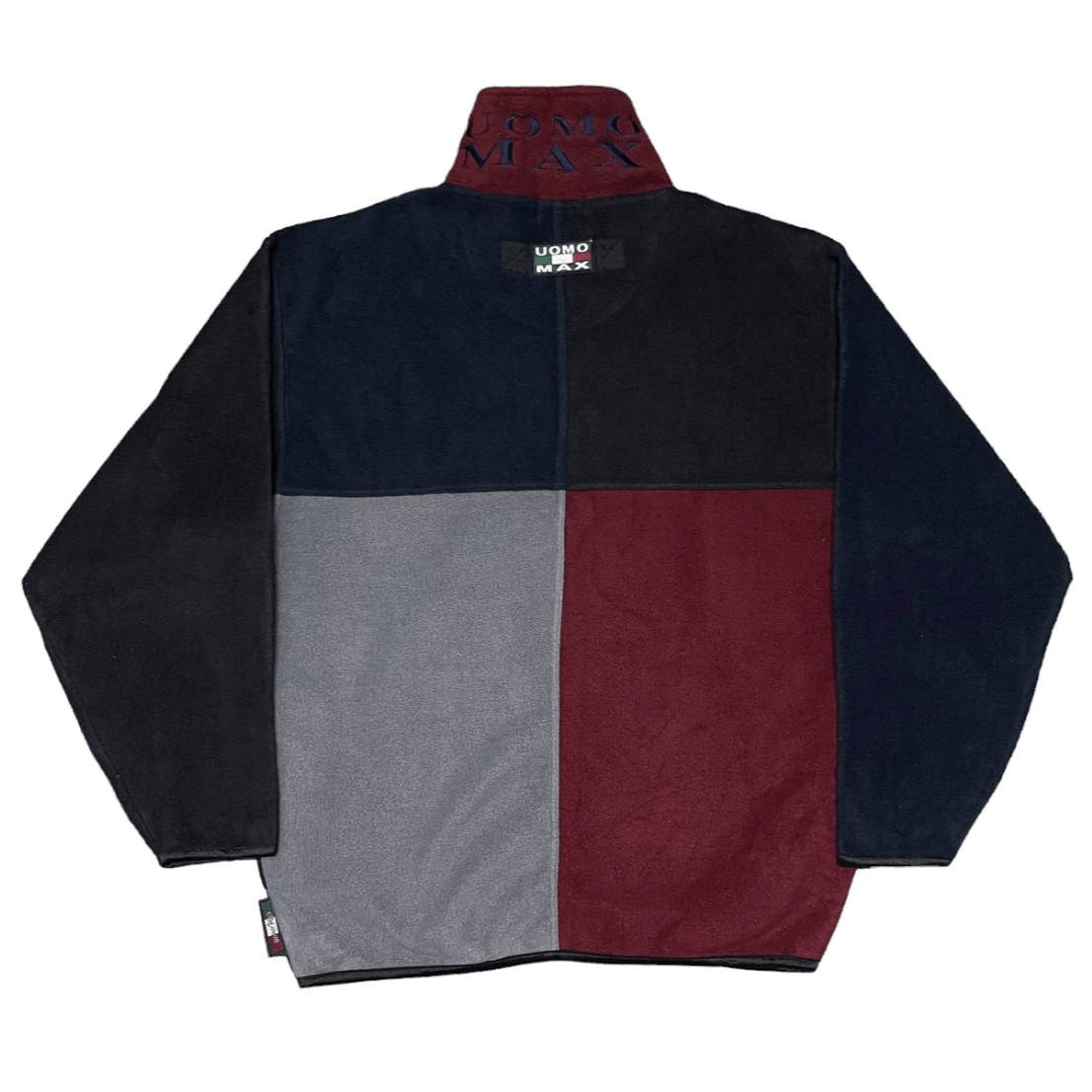 Japanese Brand Vintage Uomo Max Italian Fleece Pullover Half Zipper Size US M / EU 48-50 / 2 - 12 Thumbnail