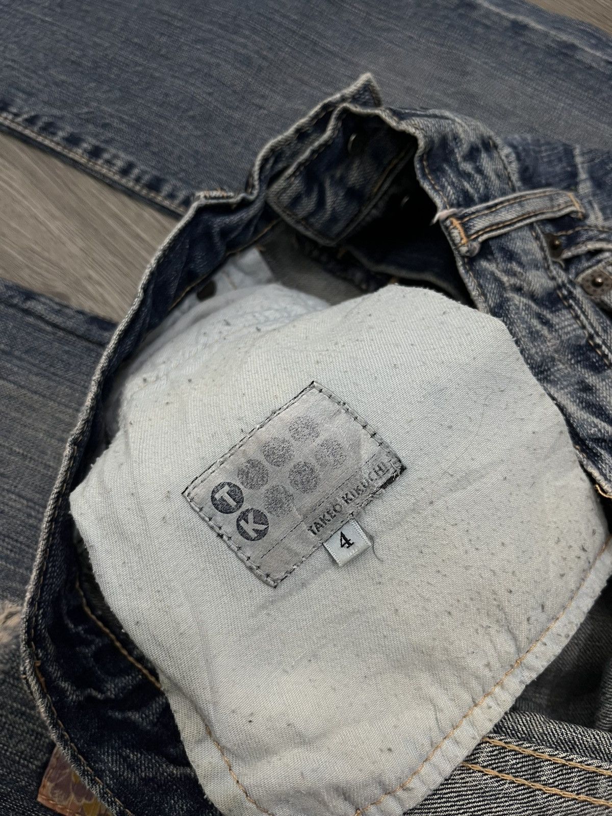Japanese Brand Vtg Takeo kikuchi jeans Size US 35 - 8 Thumbnail