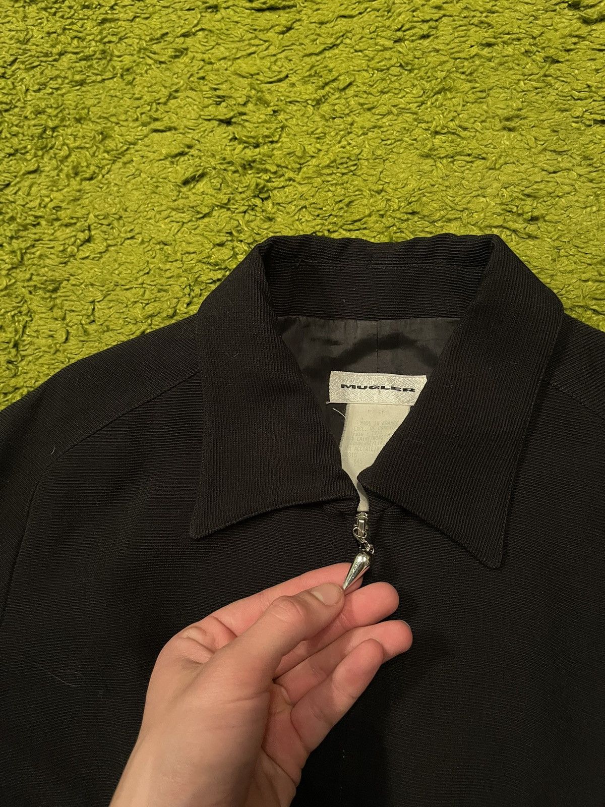 Mugler × Thierry Mugler Thierry Mugler 1990s archive vtg iconic belted wool coat Size S / US 4 / IT 40 - 9 Thumbnail