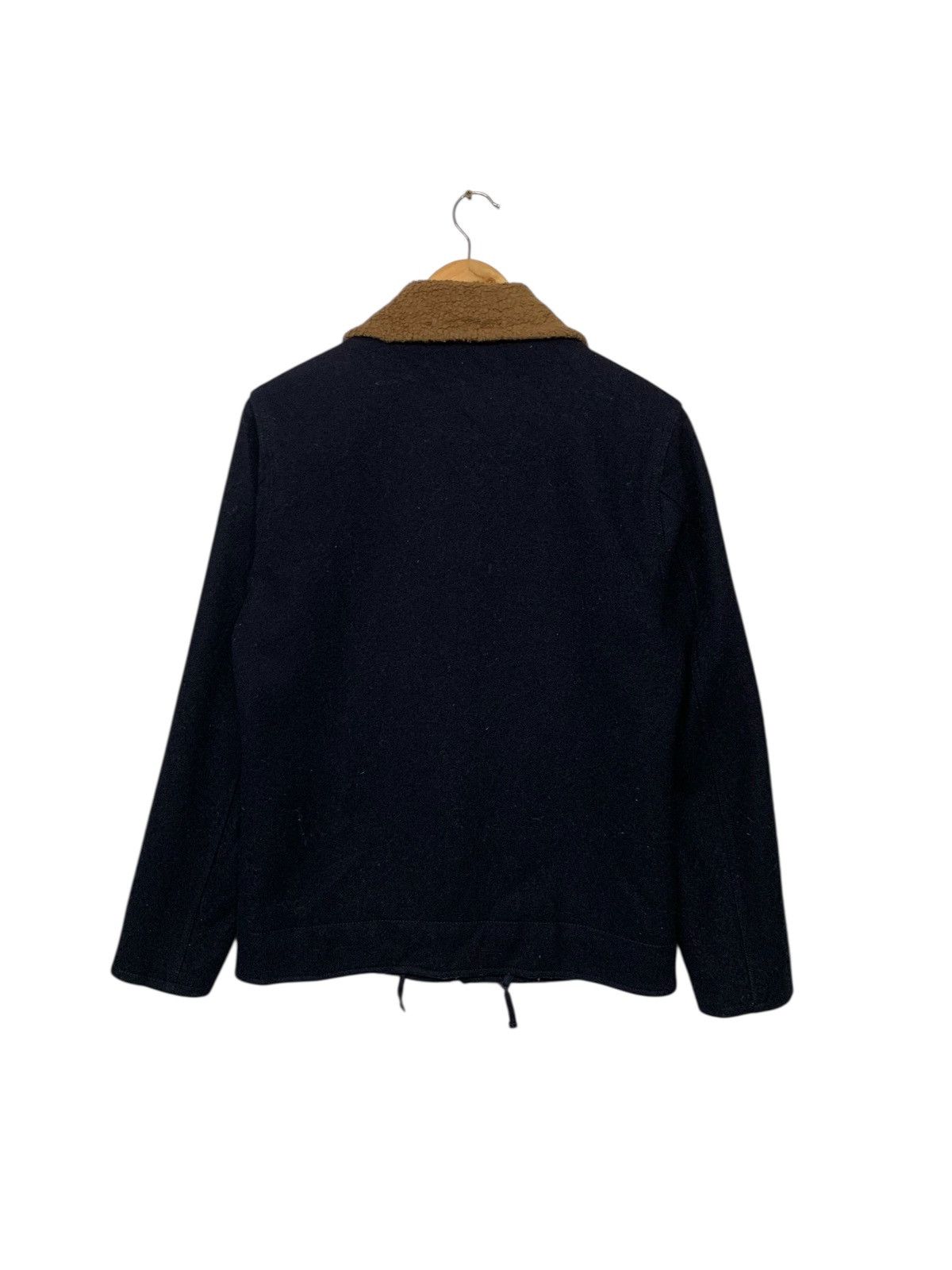 Designer × Journal Standard × Yohji Yamamoto Rare Japanese Journal Standard Zipper Down Wool Jacket Size US M / EU 48-50 / 2 - 5 Thumbnail