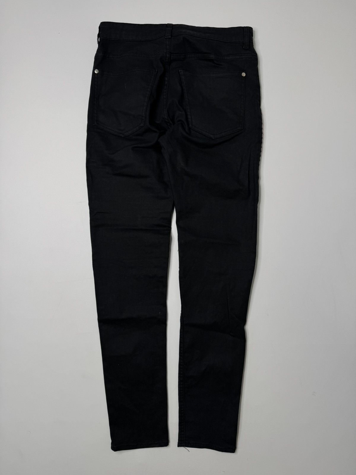 Vintage Black avant garde biker jeans swag y2k archive swag drip 00s Size US 30 / EU 46 - 5 Thumbnail