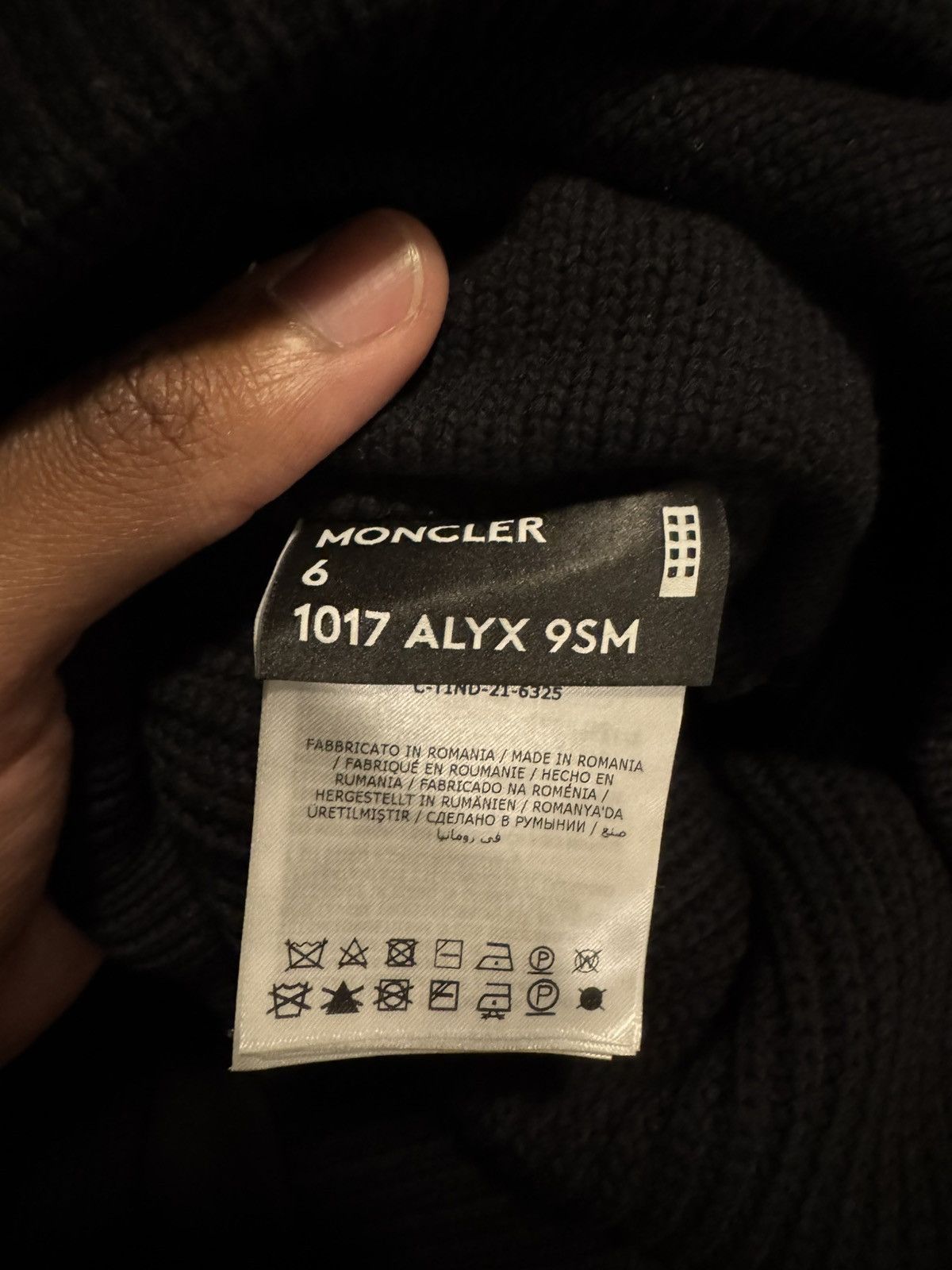 1017 ALYX 9SM × Moncler Moncler Genius 6 × 1017 ALYX 9SM Black KnitLounge Pant Size US 34 / EU 50 - 8 Thumbnail