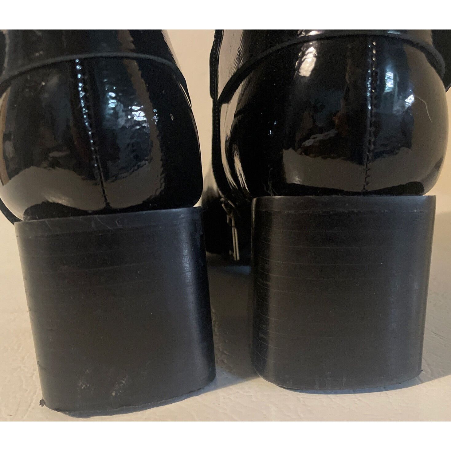 Marc Fisher Marc Fisher LDT Gerod Black Bootie Boots Chunky Heel 11M Size US 11 / IT 41 - 9 Thumbnail