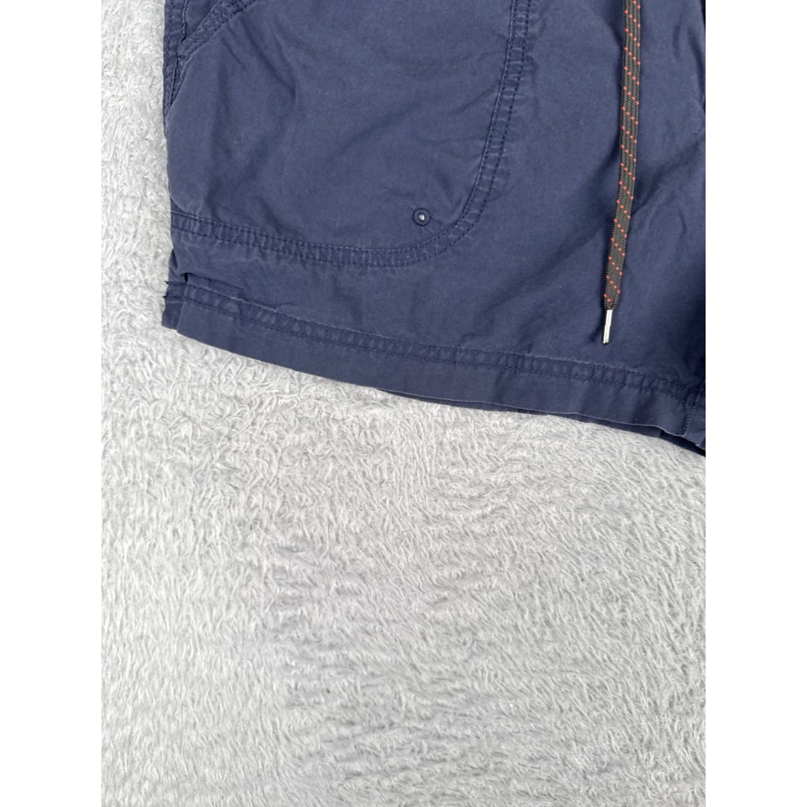 Vintage Columbia Women's Shorts Size 12 Blue 100% Cotton Hiking Cargo Pockets Regular Fit Size 34" / US 12 / IT 48 - 3 Thumbnail