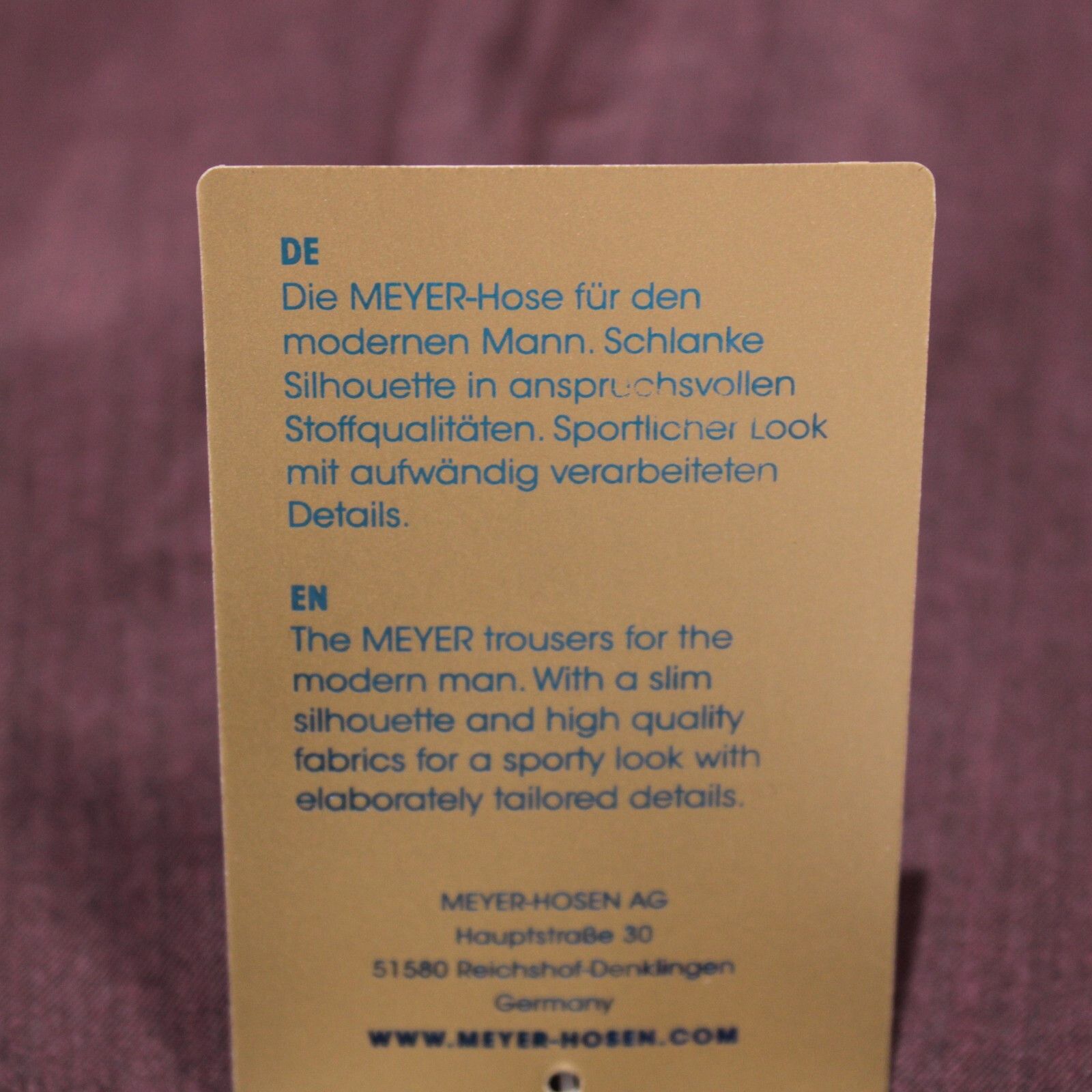 Other Meyer New with tags Dress Pants Size 38 US In Purple Size US 38 / EU 54 - 4 Thumbnail